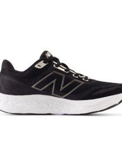 New Balance Women's 680 Road Running Shoes - Black/White - UK 5