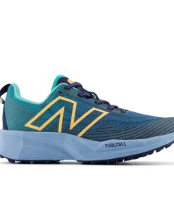New Balance Women's FuelCell Venym v1 Trail Running Shoes - Terrarium/Cyber Jade/Peach Blossom - UK 8.5