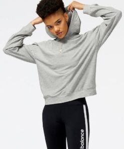 New Balance Womens NB Tech Training Space Dye Layer Hoodie - Grey - S