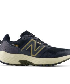 New Balance Women's T410 Trail Running Shoes - Black/Olive - UK 4
