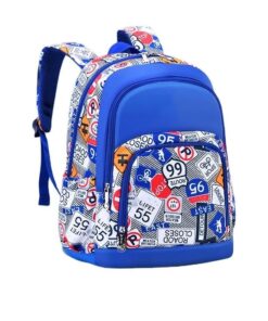 New Fashion High Quality OEM Nylon School Bags Backpack For Teenager - Blue