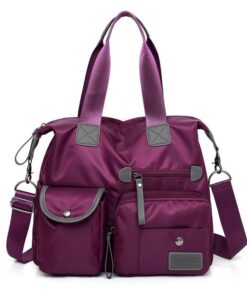 New Fashion Large-capacity Handbag Casual One-shoulder Messenger Bag - Purple