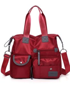 New Fashion Large-capacity Handbag Casual One-shoulder Messenger Bag - Red