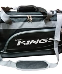 New Kings Premium Duffel Travel or Sports Bag - Large 54l Capacity - Blue - Black