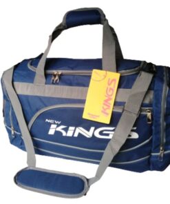 New Kings Premium Duffel Travel or Sports Bag - Large 54l Capacity - Blue - Blue