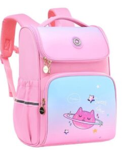 New Primary School Backpack - Pink Galaxy