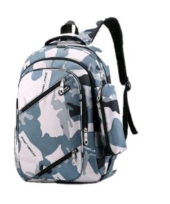 New Primary School Camouflage Backpack For Kids - Touquoise