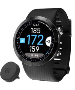 New Shot Scope X5 Premium GPS watch with automatic performance tracking - Prestige Black