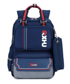 New style Fashion School Bags for Teenagers school backpack - Navy Blue