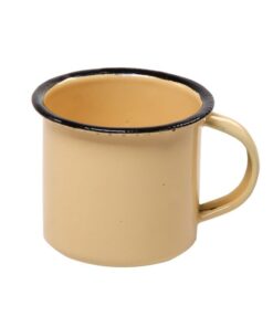 New World - 8cm Enamel Coffee Mug Set of 48 Value Box - Cream