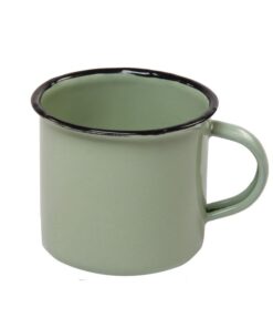 New World - 8cm Enamel Coffee Mug Set of 48 Value Box - Green