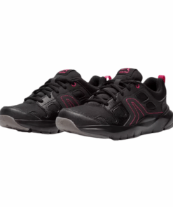 Newfeel HW 100 Black/Pink Women's Active Walking Shoes - UK 4