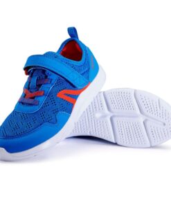 Newfeel Kids' Rip-Tab Trainers Actiwalk Super Light - Blue, Red - UK 4