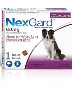 Nexgard - 10.1- 25kg Chewable Tablets For Dogs (Pack Of 10)