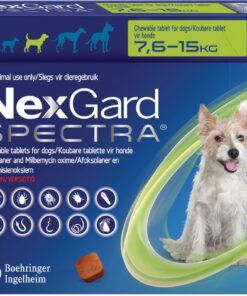 Nexgard Spectra Chewable Tablets for Dogs 7,6-15,0kg - 3 Tablets