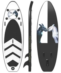 Night and Light Fury inflatable Stand-Up Paddleboard
