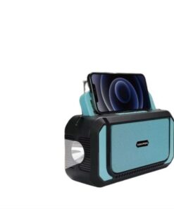 NIHMIH Wireless Solar Speaker With FM, Torch Light, Portable Outdoor