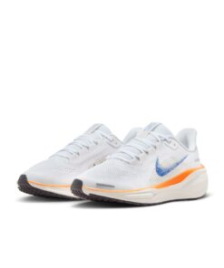 Nike Big Kids' Air Zoom Pegasus 41 Road Running Shoes - White/Racer Blue - UK Junior 1