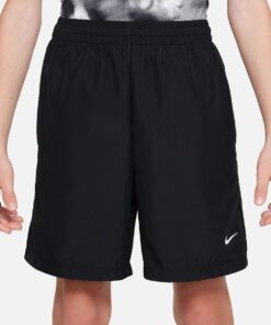 Nike Boys' Multi Dri-FIT Training Shorts - Black/White - M