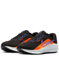 Nike Men's Downshifter 13 Road Running Shoes - Black/Astronomy Blue/Hyper Crimson - UK 11.5