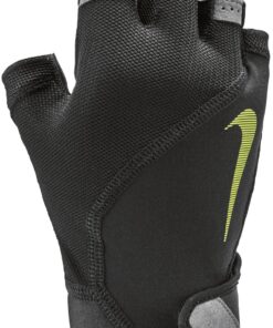 Nike Men's Elemental Firm-Grip Training Gloves - Black/Dark Grey/Volt - S