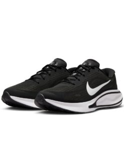 Nike Men's Journey Run Road Running Shoes - Black/White/Anthracite - UK 6