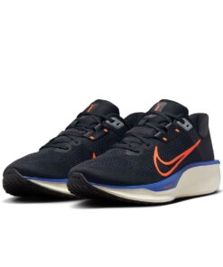 Nike Men's Quest 6 Road Running Shoes - Black/Hyper Crimson/Astronomy Blue - UK 9.5