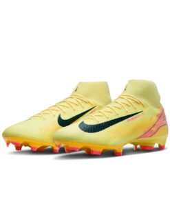 Nike Men's ZM Superfly 10 Academy KM Firm/Multi-Ground Boots - Orange/Navy - UK 7