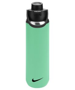 Nike Stainless Steel Recharge Chug Bottle 24 oz - Light Menta/Black