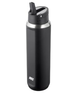 Nike Stainless Steel Recharge Straw Bottle 24 Oz - Black