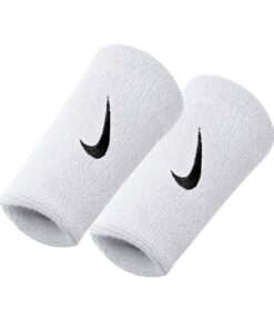 Nike Swoosh DW Wristband - White & Black - 2