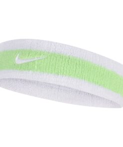 Nike Swoosh Headband - Black & White - White Vapor Green/White