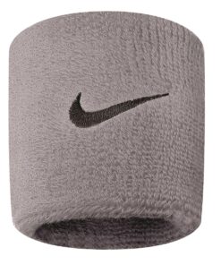 Nike Swoosh Wristbands - 2 Pack - Various Colours - Grey Heather/Black - Unisex