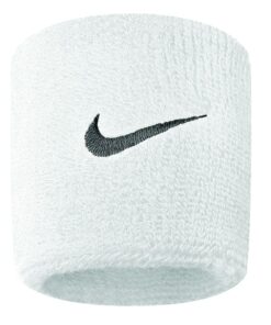 Nike Swoosh Wristbands - 2 Pack - Various Colours - White/Black - Men