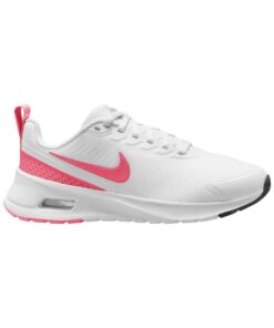 Nike Women's Air Max Nuaxis Road Running Shoes - White/Aster Pink - UK 7