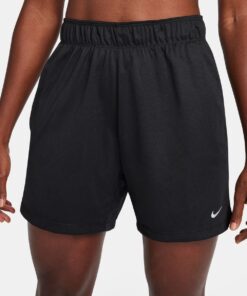 Nike Women's Attack Dri-FIT Fitness Mid-Rise 5-Inch Unlined Shorts - Black - S