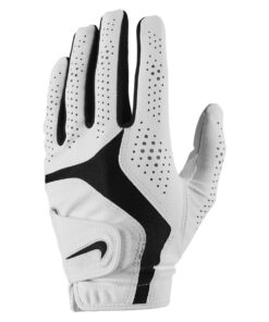Nike Women's Dura Feel X Left-Hand Golf Glove - Pearl White/Black - M