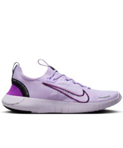 Nike Women's Free RN NN Road Running Shoes - Barely Grape/Vivid - UK 6