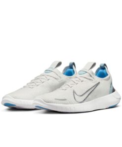 Nike Women's Free RN NN Road Running Shoes - Platinum Tint/Iron Grey/Light Armory Blue - UK 4