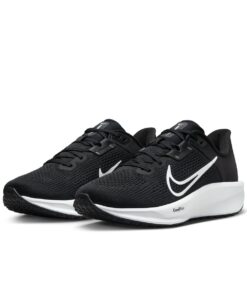 Nike Women's Quest 6 Road Running Shoes - Black/White/Iron Grey - UK 8