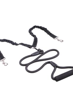 No Tangle Dual Double Dog Leash with Padded Handle