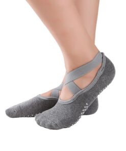 Non Slip Yoga Socks - Grey