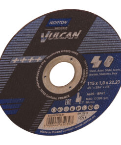 NORTON VULCAN (115 x 1.0 x 22.23 MM) Ultra - Thin Abrasive Cutting Disc with METAL INOX