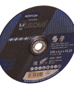 NORTON VULCAN (230 x 1,9 x 22,23 MM) Ultra - Thin Abrasive Cutting Disc with METAL INOX