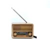 NS-3315BT Portable vintage am fm Radio rechargeable DC UM-1 battery