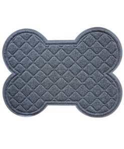 Nunbell Bone Shaped Litter Trapper Mat - Large