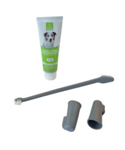 Nunbell Dog Dental Care Kit Dog Cat Pet Toothpaste Toothbrush Finger Brush