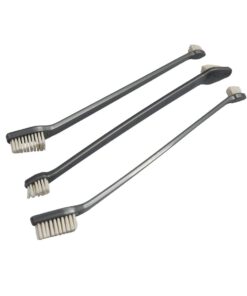 Nunbell Double-Headed Pet Dual End Dog Toothbrush Dental Care Kit Set of 3