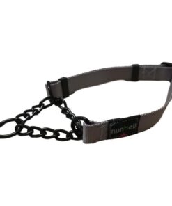 Nunbell Large Adjustable Half Check Collars - Grey