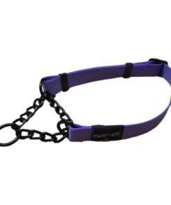Nunbell Large Adjustable Half Check Collars - Purple